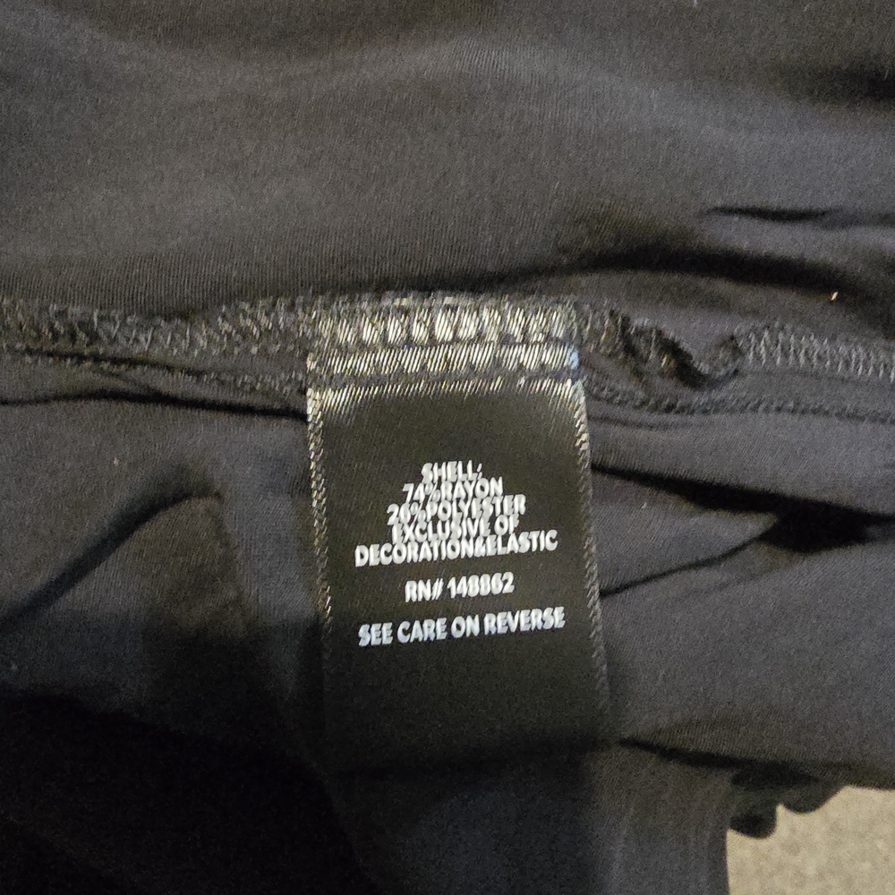 Torrid Black Maxi Dress with Lace Waist Insert 4x - Picture 7 of 7